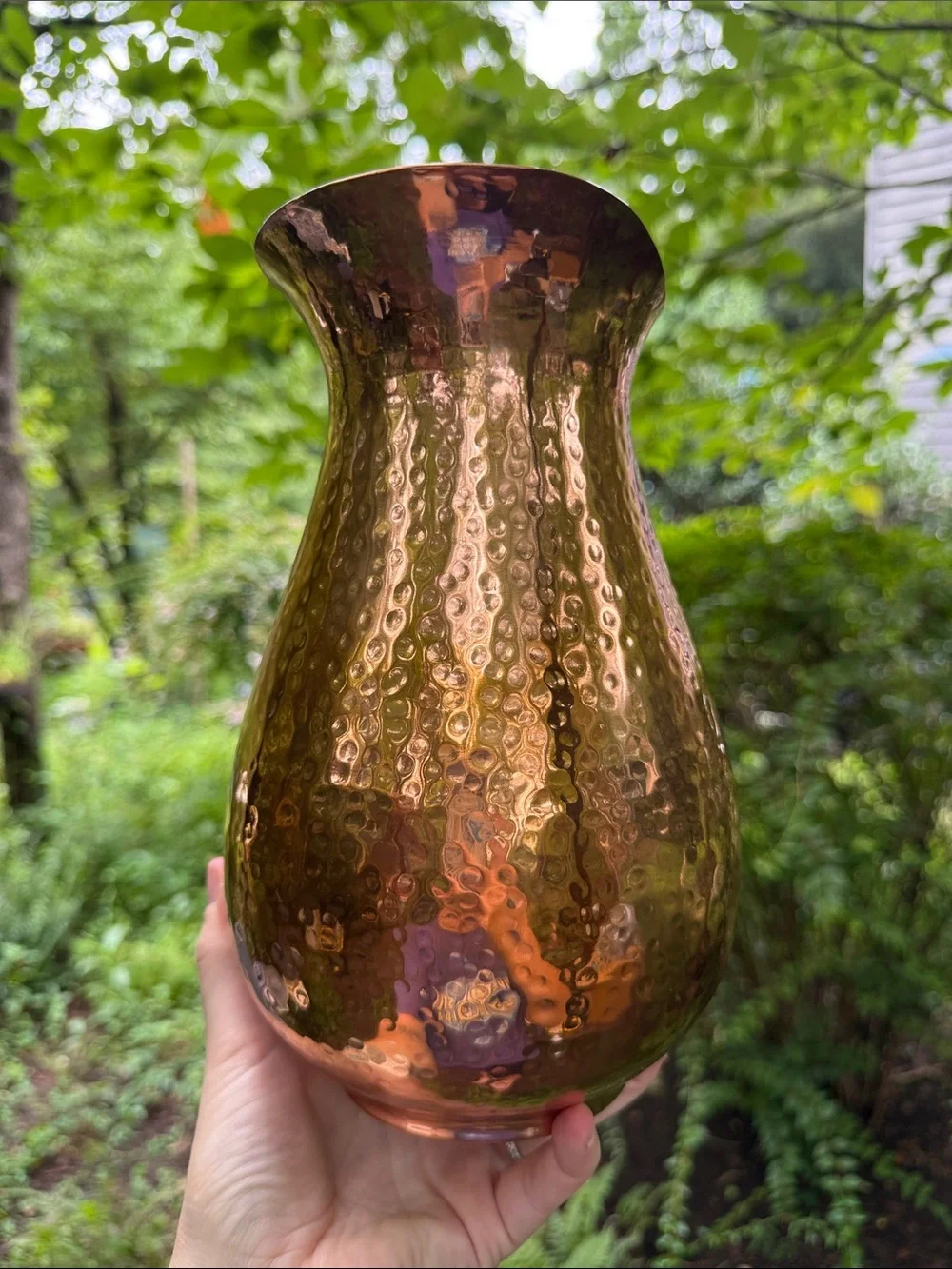 Gorham Hammered Copper Pitcher - Copper Tone